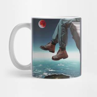 Sitting above the earth Mug